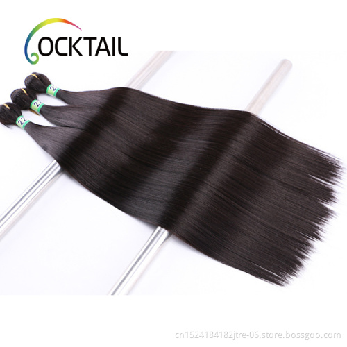 Silky straight synthetic braid hair extension at cheap price